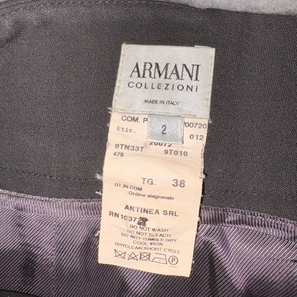 Armani Collezioni Classic Black Midi Skirt - Picture 3 of 3